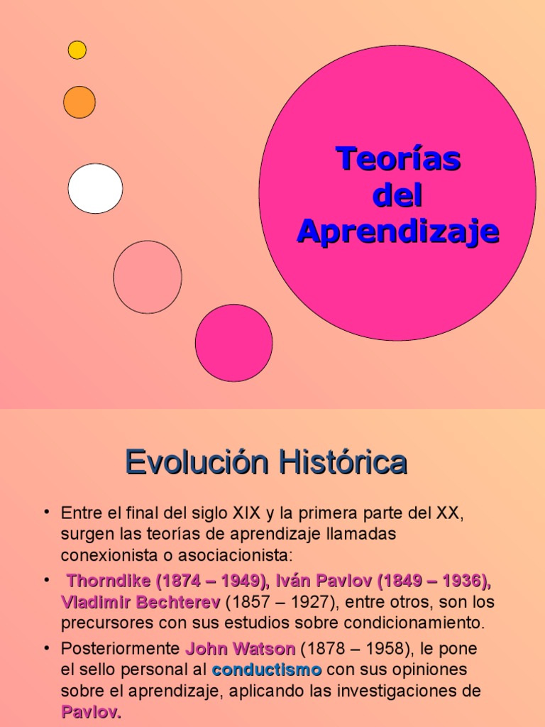 teoriasdelaprendizaje.ppt Aprendizaje