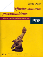 Los Artefactos Sonoros Precolombino Jorge Dájer