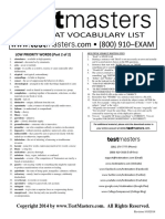 Testmasters 2014 PSAT Word List - Part 2