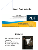 Intro To Meat Goat Nutrition