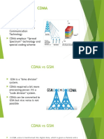 Code Division Multiple Access Used by Various Radio Communication Technology CDMA Employs "Spread Spectrum" Technology and Special Coding Scheme