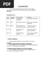 c notes