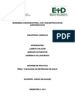 Capacidad de Retencion de Agua Informe