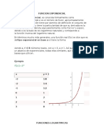 Funcion Exponencial