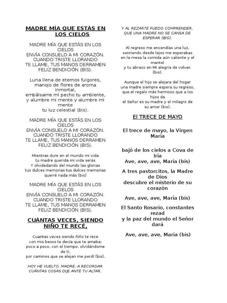 Canciones Maria | PDF