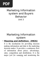 unit 3 MKIS and Buyer behavior.pptx