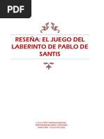 RESEÑA El Juego Del Laberinto