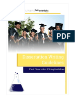 Dissertation Writing Guidelines 