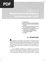 CAP. 4 Resposta Livre de Sistemas Mecânicos Com 1 GDL