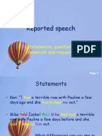 Reported Speech