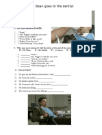 Mr. Bean Goes To The Dentist - Worksheet