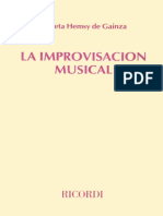 GAINZA, V. - La Improvisación Musical