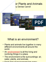 habitats for plants and animals