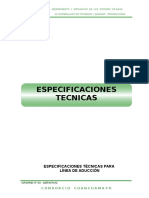 Especif. conduccion, Redes, Conexiones, Micromedic.doc