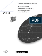 Sepam S80 (Instalacion y Puesta en Servicio) PDF