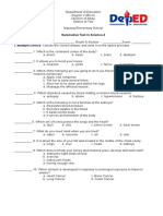 Summative Test in Science