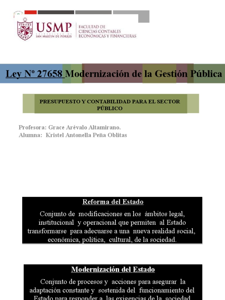 Modernizacion de Gestion Publica | PDF | Administración Pública ...