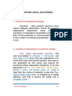 Philippine Legal Doctrines Explained