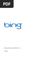 Bing Product Guidelines NP