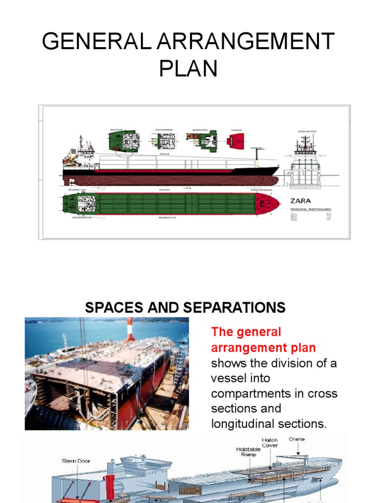 Vessel General Arrangement Overview | PDF | Deck (Ship) | Ships