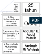 Kuiz Sirah THN 2 Dan 3 - KAFA