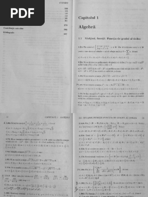 qb 2017 vol.1〜5 Culegere Admitere Matematica Politehnica Bucuresti | PDF
