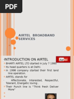 Airtel Broadband Presentation