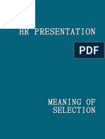 Meaning of Selection