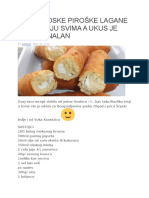 Beogradske Piroške - Recept