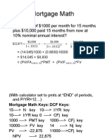 Mortgage Math