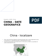 China – Date Geografice