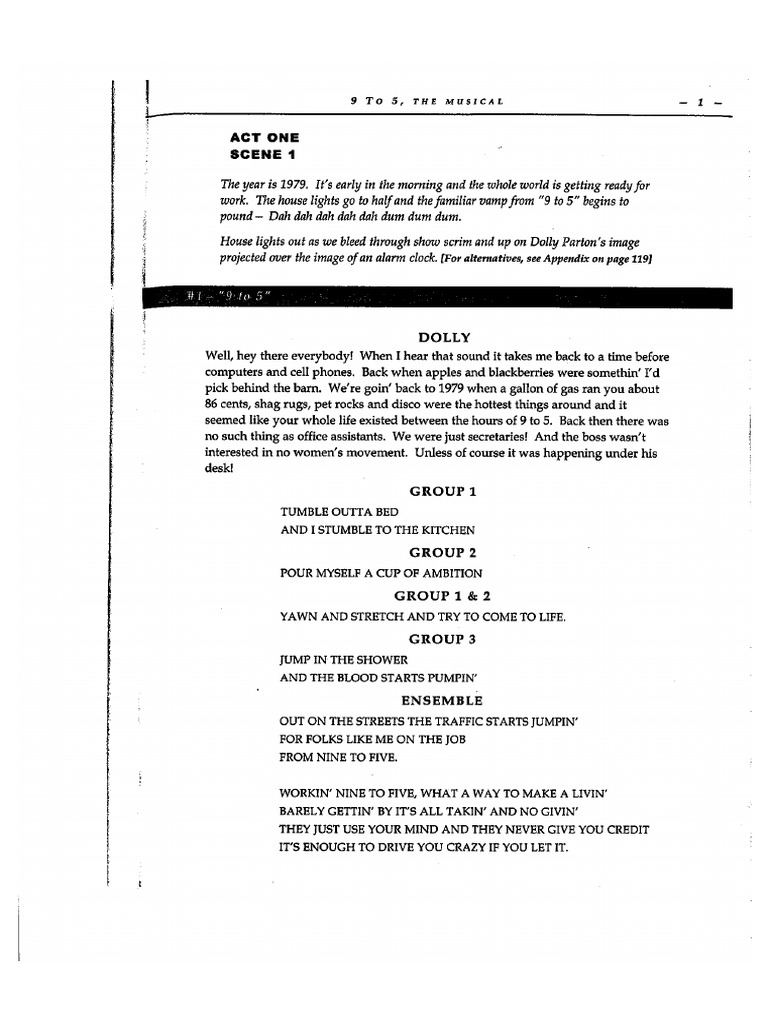 9-5 Script | PDF