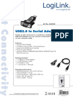 LogiLink AU0034 USB To Serial