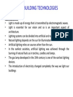 Basic Building Technologies: Lighting System