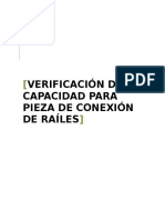 Verificación Pernos de Platina