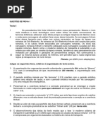 Prof. Agnaldo Martino - Português Questões de Prova 1