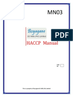 Haccp Manual