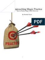 Approaching Magic Practice Dominic Reyes