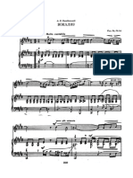 Rachmaninov - Vocalise Flute or Violin - Piano PDF