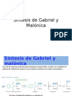 Síntesis de Gabriel y Malónica