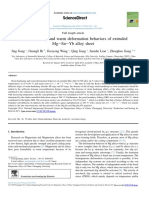 Strain-Hardening and warm deformation behaviors of extruded Mg-Sn-Yb alloy sheet.pdf