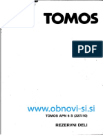 Katalog Rezervnih Delov  za Tomos Apn 6