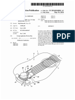 U.S. Patent Pub. 2016-140941A1, Entitled, "Device For Vibrating A Stringed Instrument", To Kobayashi, May 19, 2016.