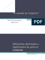 Aula - Mundo - Do Trabalho PDF