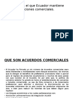 Países Con El Que Ecuador Mantiene Relaciones Comerciale