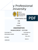52985602 Examination Management System