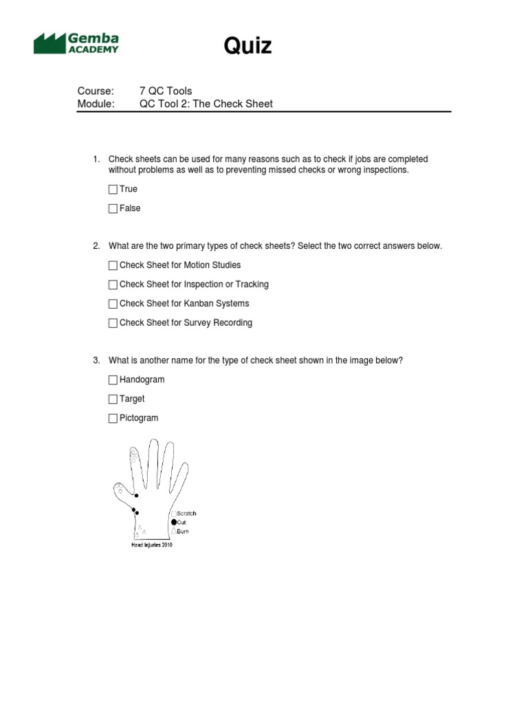 Understanding Check Sheets in QC | PDF | Career & Growth | Business