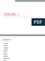 Basic Vocab in English