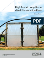 High Tunnel Hoop House Portable End Wall Construction Plans by Steve Upson