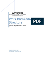 Template Work Breakdown Structure 2011-11-08